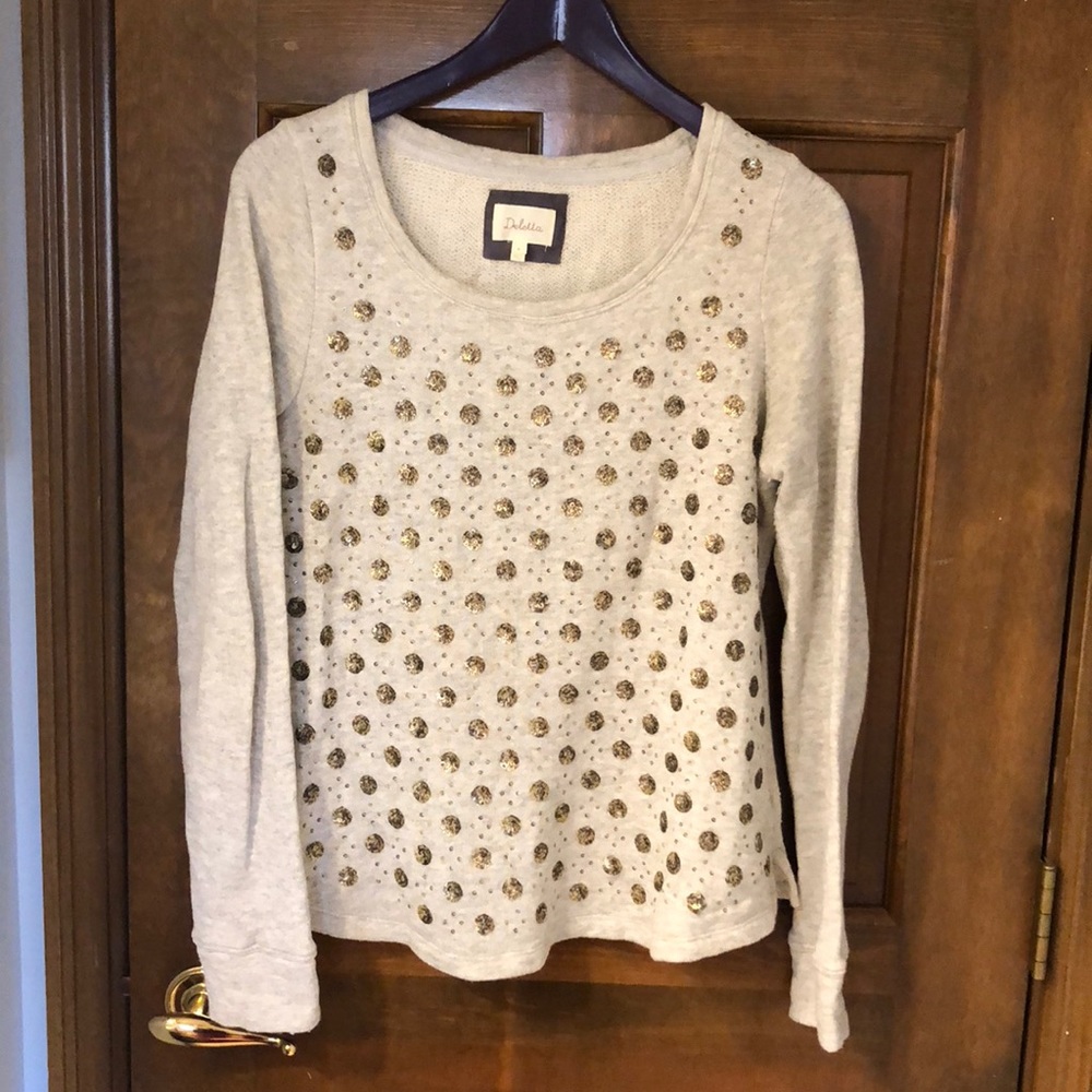 Anthropologie Dazzle Dot Deletta sweater M